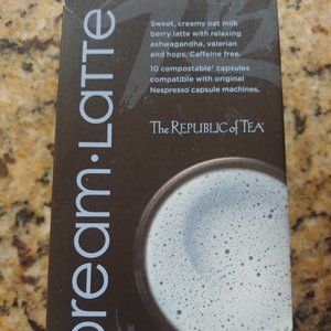 NEW Republic of Tea Dream Latte 10 capsules